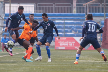 ए डिभिजन लिगः अग्रता जोगाउन नसक्दा फ्रेन्ड्ससँग एपीएफको बराबरी